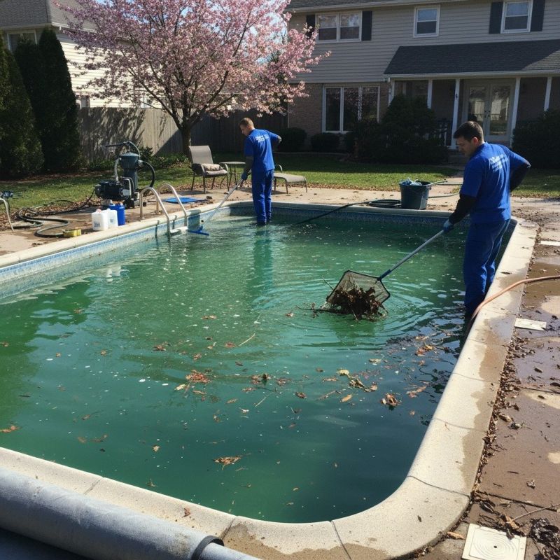 Pool Tile Cleaning