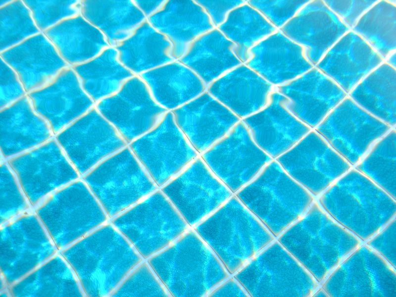 Pool with Sparkling Water and Clean Tiles
